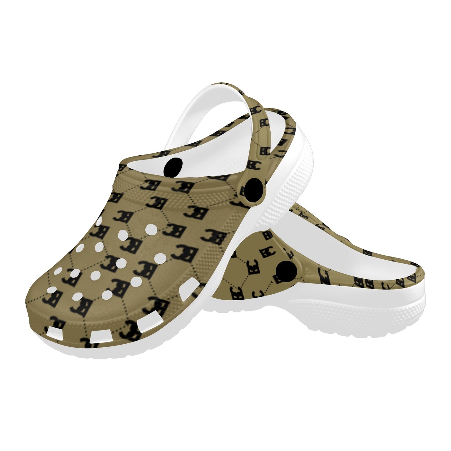 BC DESIGN 2 Custom Print Foam Clogs for Adults