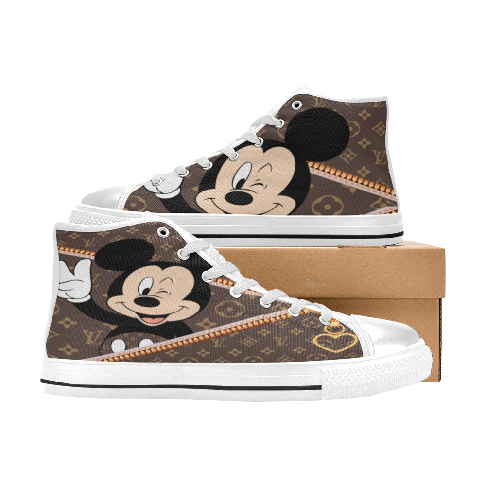 High Top Canvas Shoes for Kids