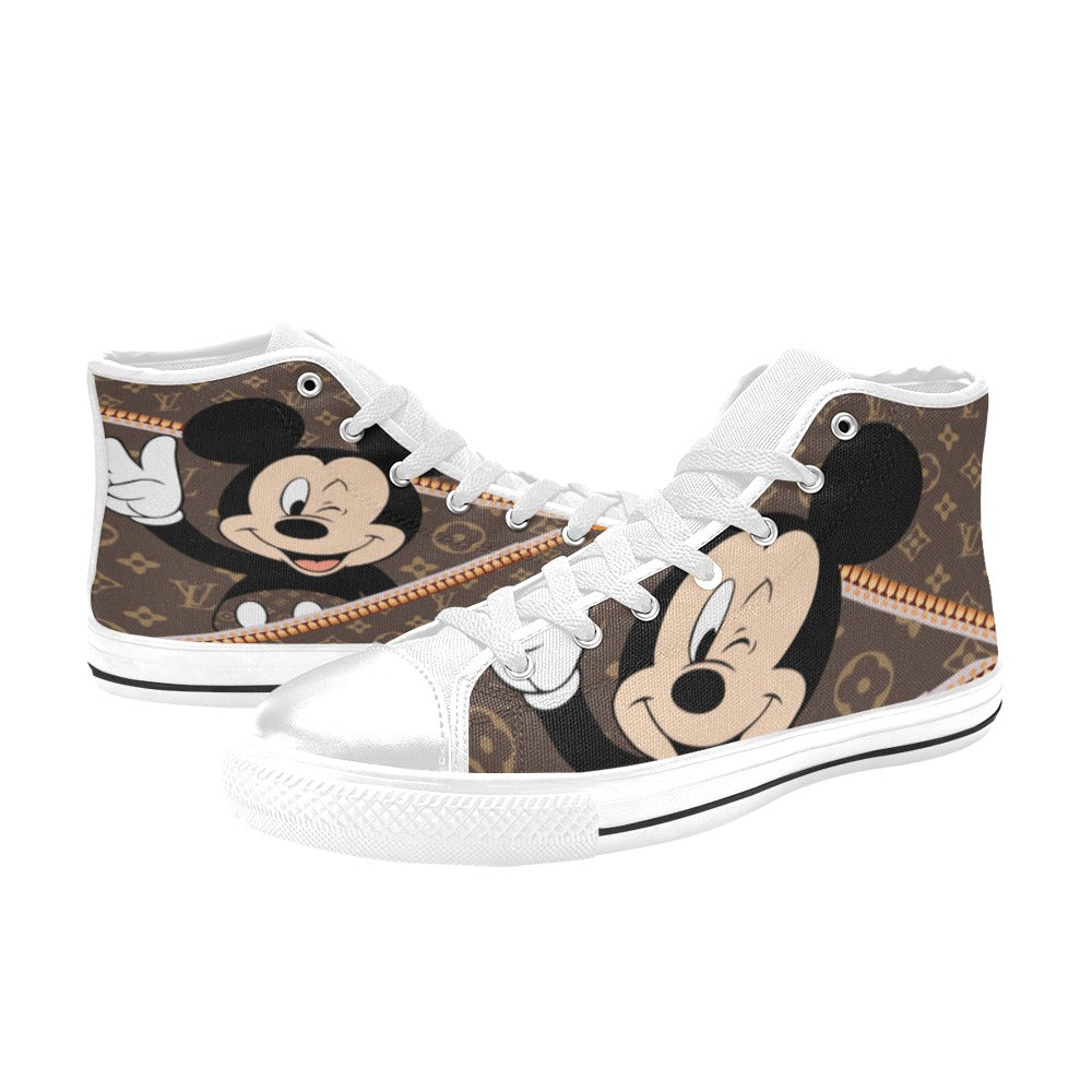 High Top Canvas Shoes for Kids