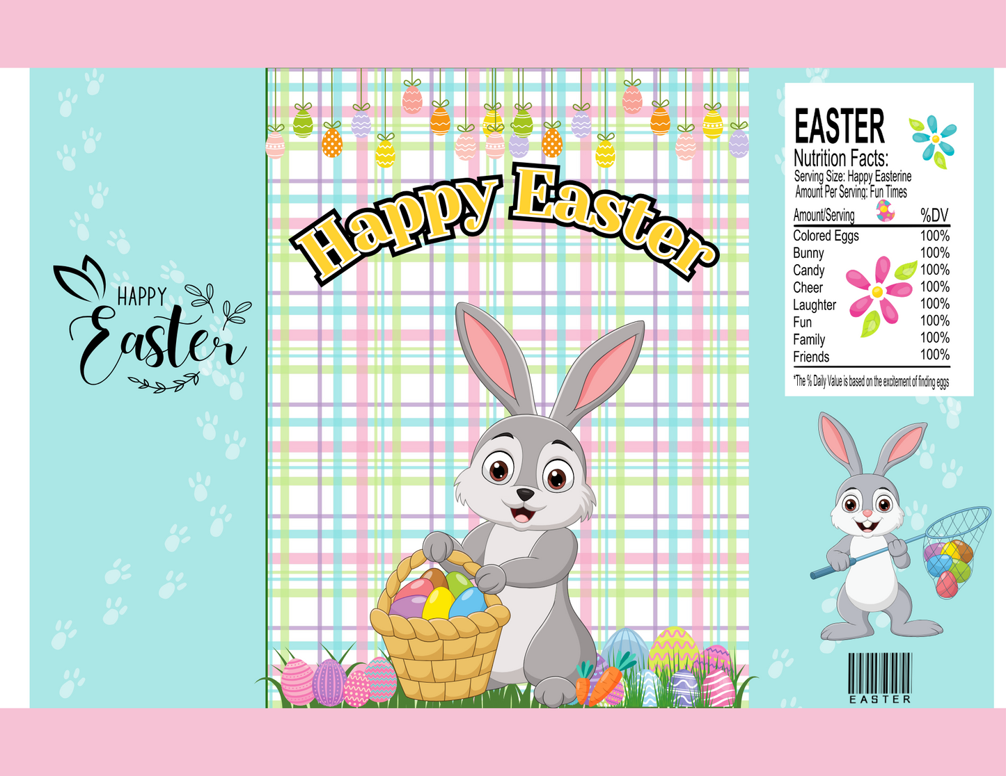 Editable Easter Party Favors Digital Product