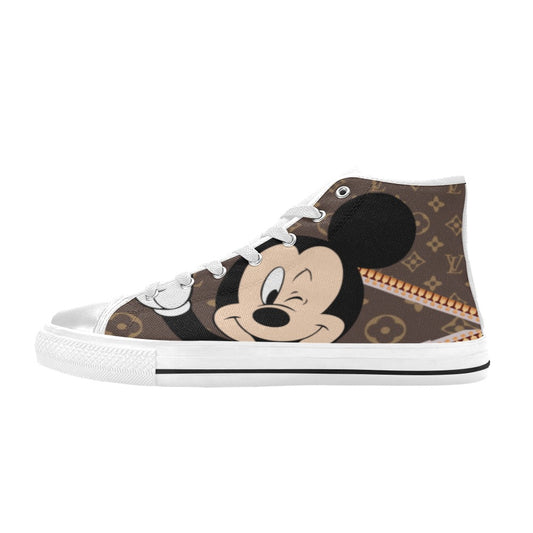 High Top Canvas Shoes for Kids